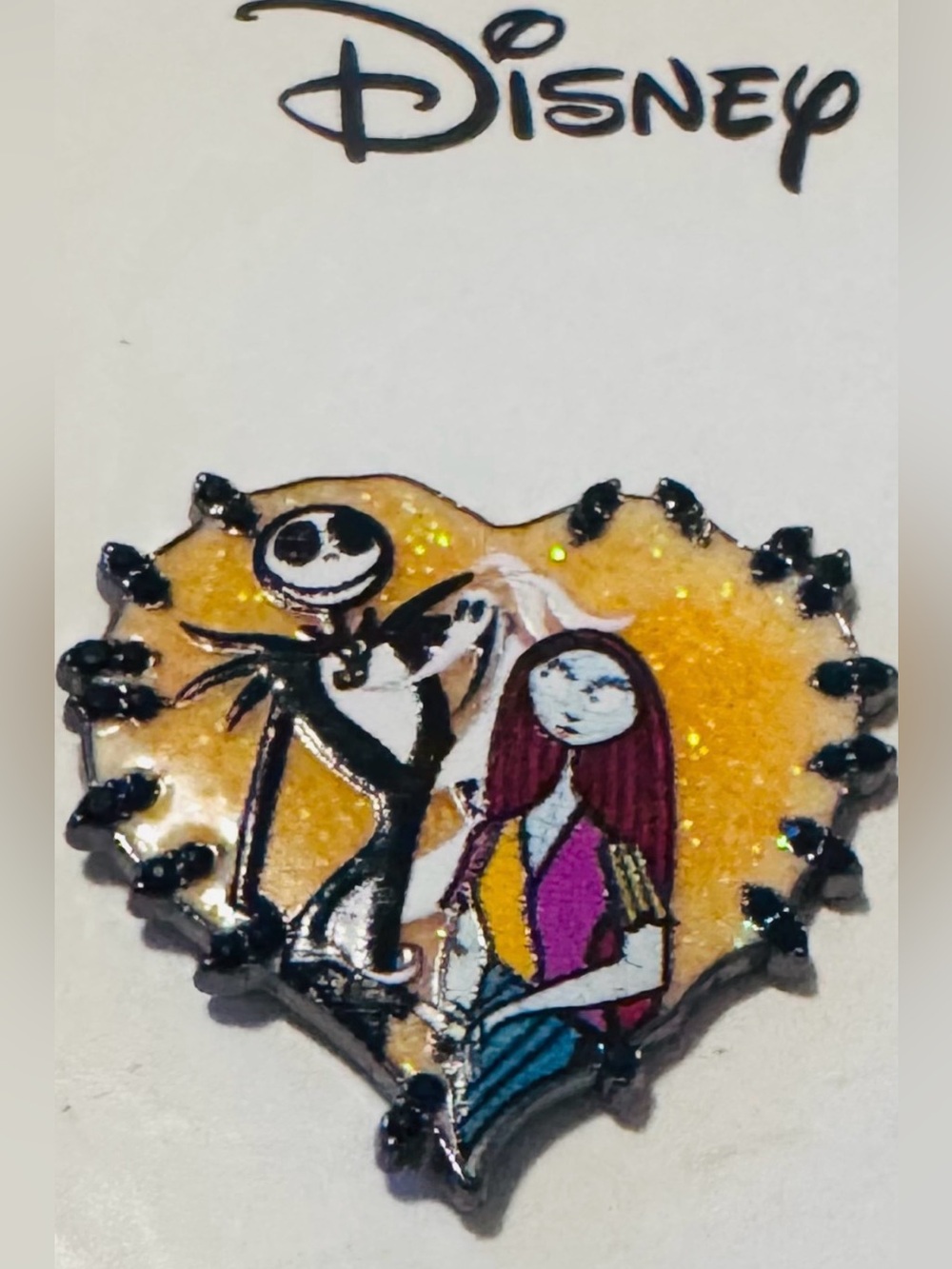 The Nightmare Before Christmas Jack and Sally earrings NIB